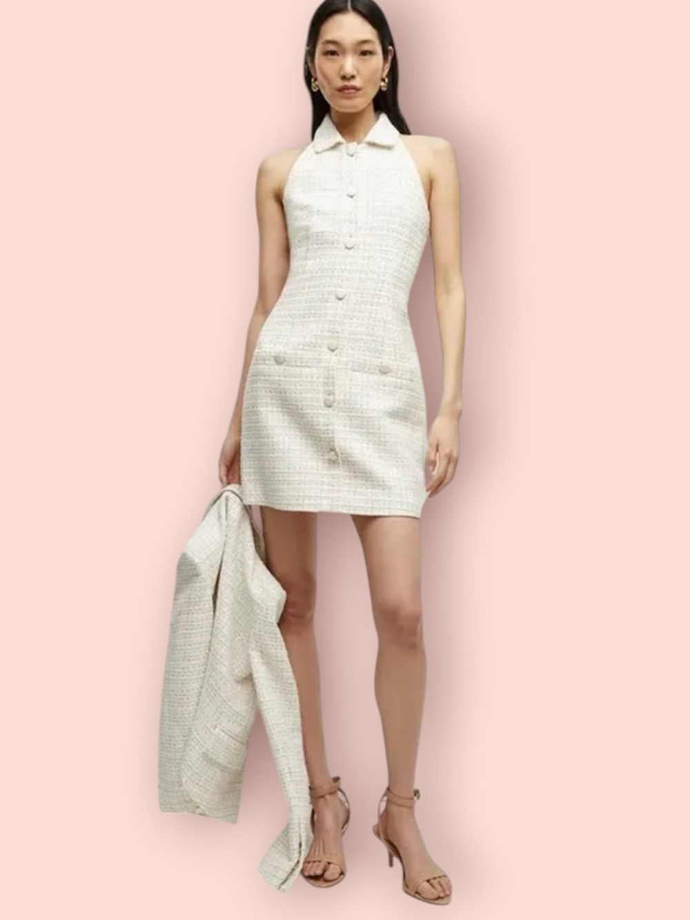 VERONICA BEARD Roxanne Tweed Dress